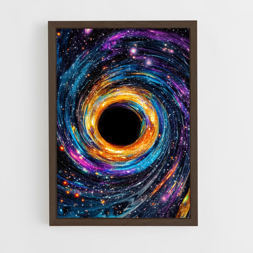 Poster envoûtant d'un trou noir (vue 5)
